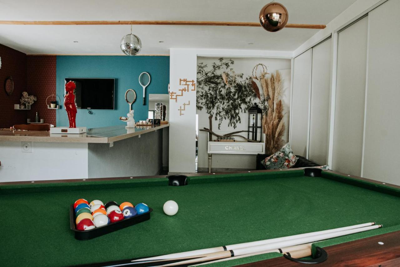 La Villa O Bois - Billard & Baby-Foot - Face A La Foret Semeac Exterior photo